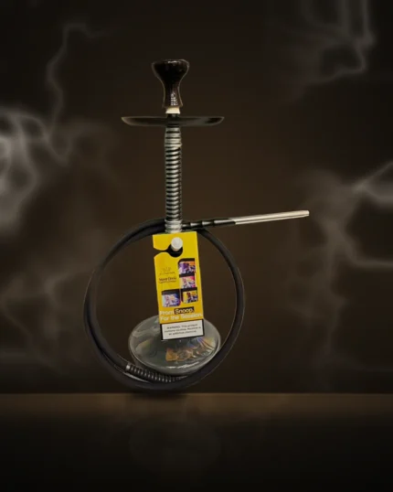Black Spring Stem Hookah at Way~Up Smoke Houston