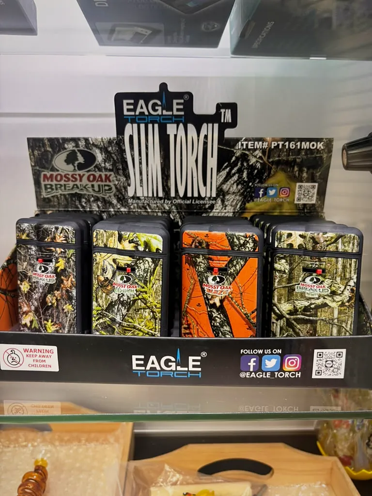 Eagle Torch lighters display