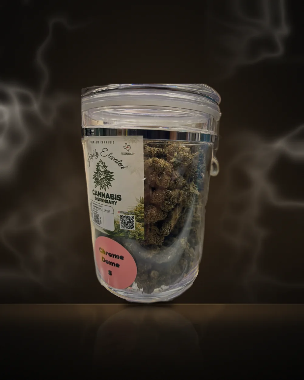 Highly Elevated Chrome Dome Flower (Sativa) Highly Elevated Chrome Dome Flower (Sativa) at Way~Up Smoke Houston