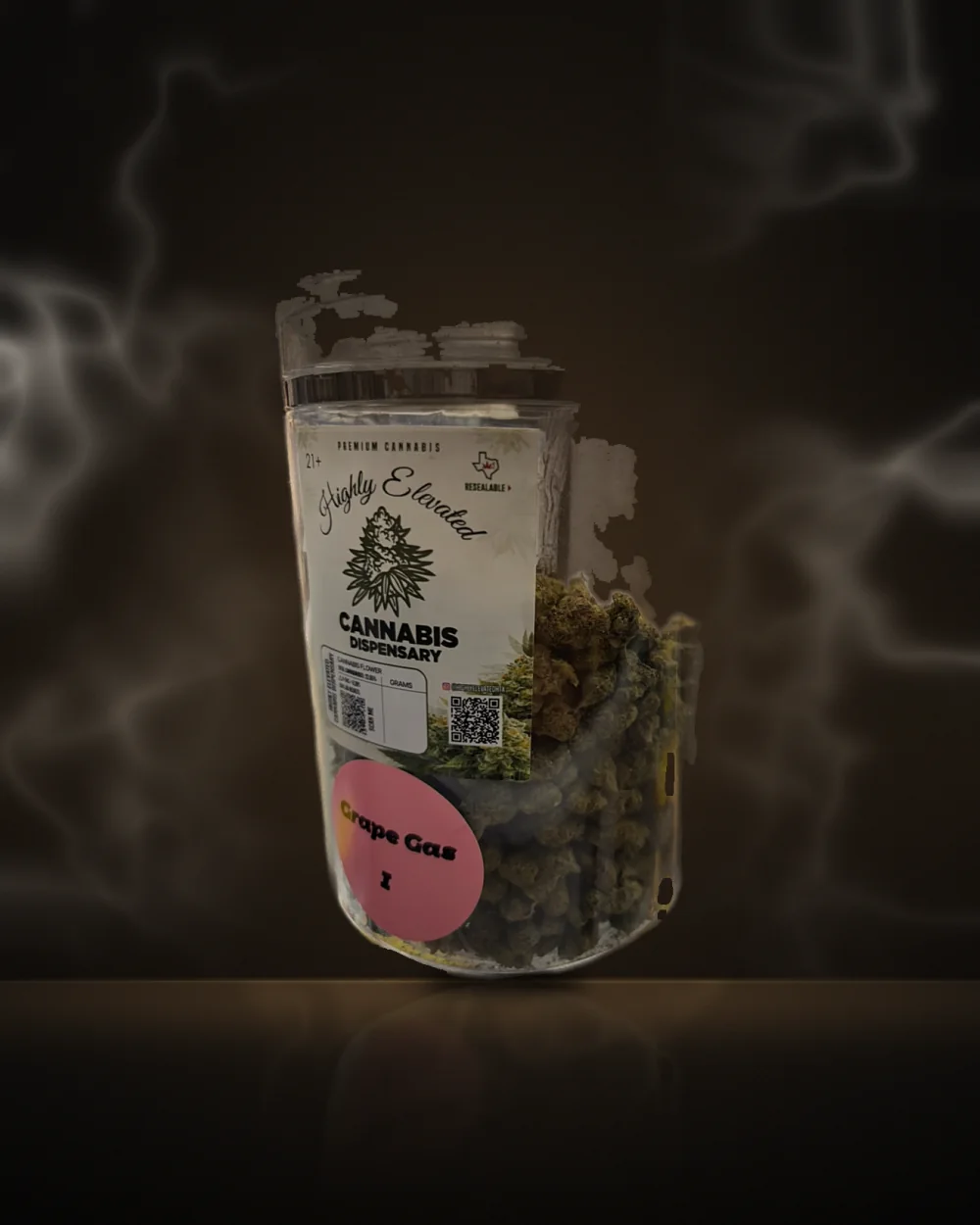 Highly Elevated Grape Gas Flower (Indica) Highly Elevated Grape Gas Flower (Indica) at Way~Up Smoke Houston