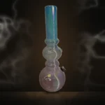 Iridescent Sky Blue Bubble Bong at Way~Up Smoke Houston
