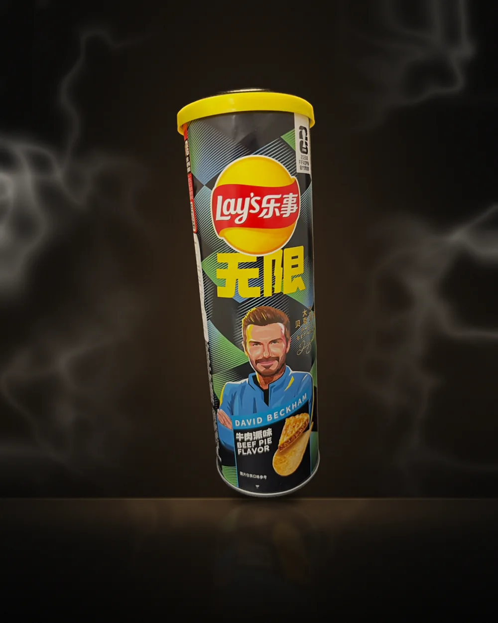 Lay's China Stax-Style Chips – Beef Pie Flavor (David Beckham Edition) Lay's China Stax-Style Chips – Beef Pie Flavor (David Beckham Edition) at Way~Up Smoke Houston