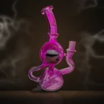 Magenta Sailor Character Recycler Bong at Way~Up Smoke Houston