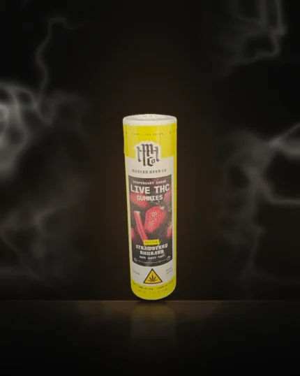 Modern Herb Co Live THC Gummies – Strawberry Rhubarb at Way~Up Smoke Houston