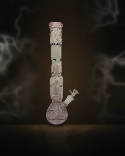 Pink Beaker Tree Perc Bong at Way~Up Smoke Houston