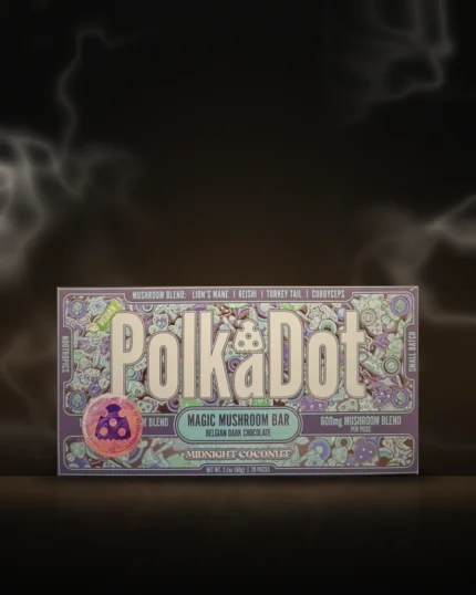 PolkaDot Magic Mushroom Bar – Midnight Coconut at Way~Up Smoke Houston