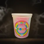 Pucker Puffs Rainbow Sour Cotton Candy at Way~Up Smoke Houston