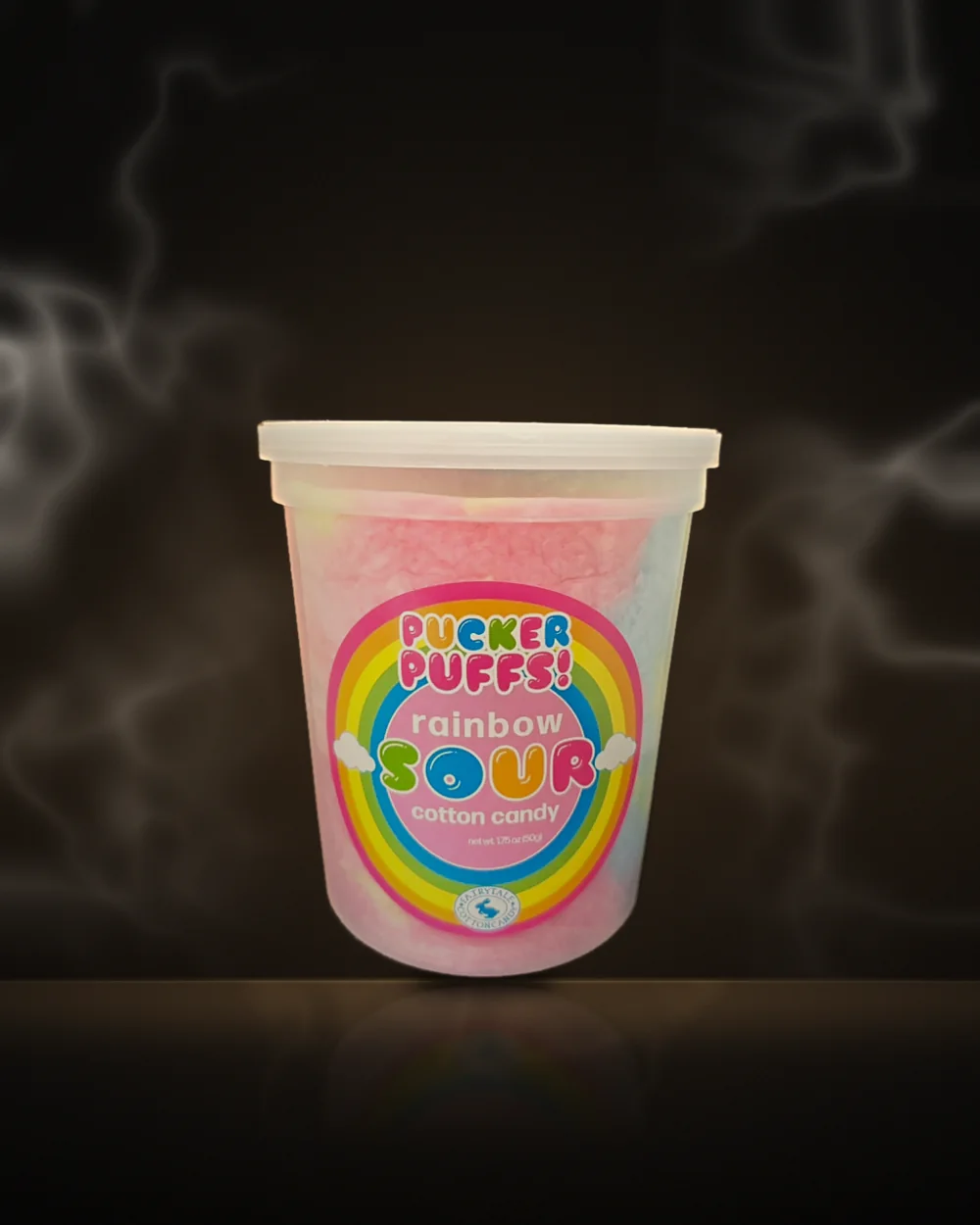 Pucker Puffs Rainbow Sour Cotton Candy Pucker Puffs Rainbow Sour Cotton Candy at Way~Up Smoke Houston