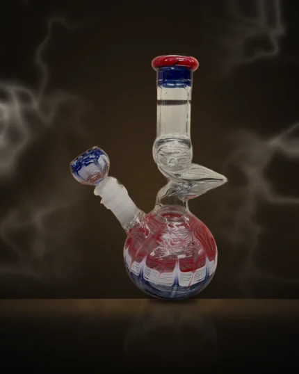Red, White & Blue Swirl Zong Bong at Way~Up Smoke Houston