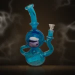Sky Blue Sailor Character Recycler Bong at Way~Up Smoke Houston