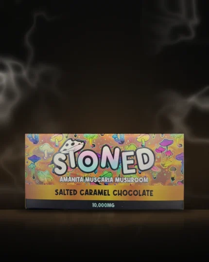 Stoned Amanita Muscaria Mushroom Bar – Salted Caramel Chocolate at Way~Up Smoke Houston