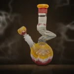 Sunburst Yellow Swirl Zong Bong at Way~Up Smoke Houston