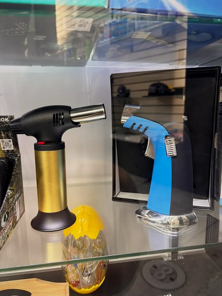 Torch lighters on display