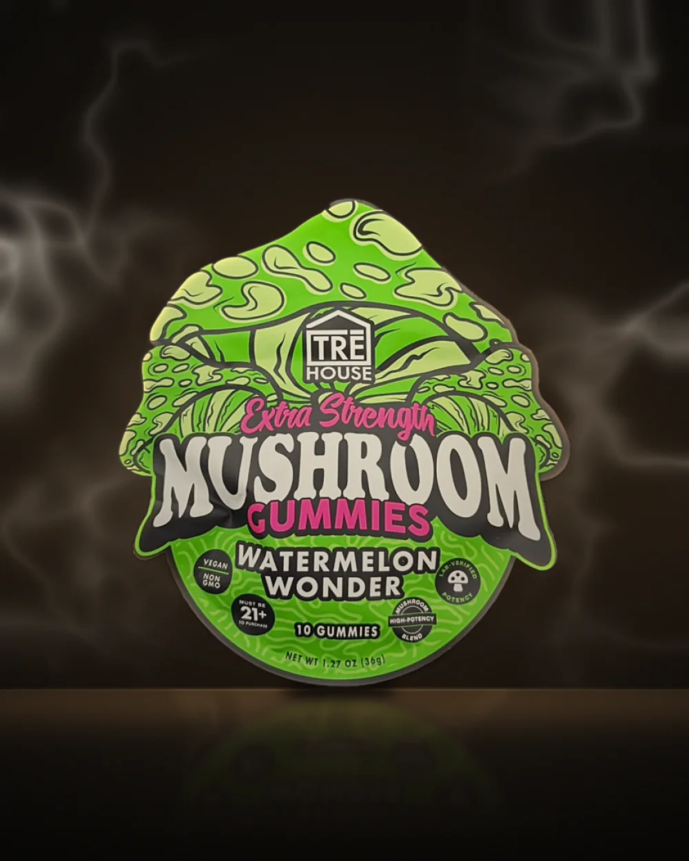 TRĒ House Extra Strength Mushroom Gummies – Watermelon Wonder TRĒ House Extra Strength Mushroom Gummies – Watermelon Wonder at Way~Up Smoke Houston