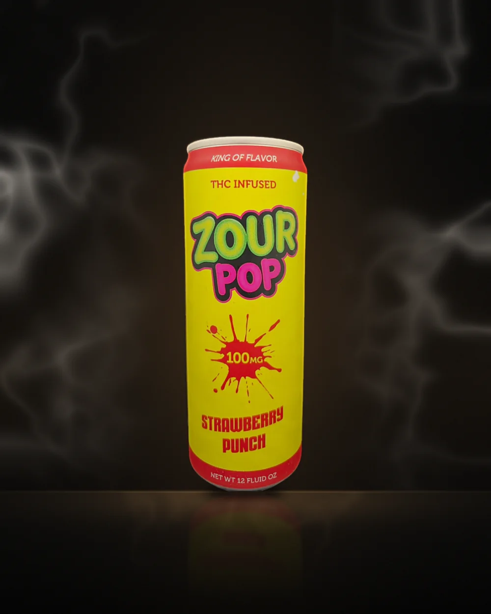 Zour Pop THC Infused Soda – Strawberry Punch at Way~Up Smoke Houston